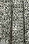 NY designer b/i fleur de lis reversible stretch jacquard