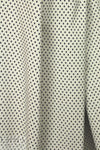 Italian midnight/ivory polkadot reversible stretch jacquard 1.75 yd