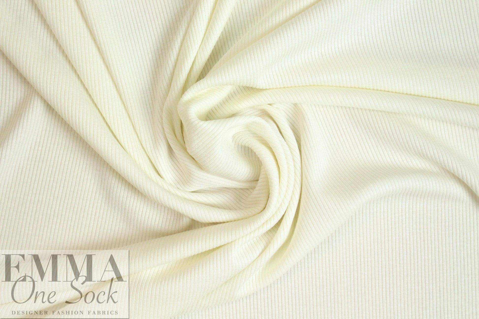 super soft 1x1 rib viscose/spandex knit - creamy ivory