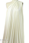 super soft 1x1 rib viscose/spandex knit - creamy ivory