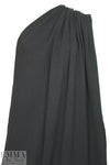 CA designer black poly sweater ribbing