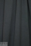 CA designer black poly sweater ribbing 1.125 yds *FLAW*