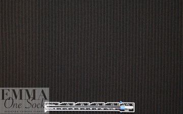 Italian ottoman rib 4-way stretch - turkish coffee 1 yard