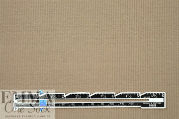 organic cotton GOTS 2x1 ribbed knit - dune .75 yds