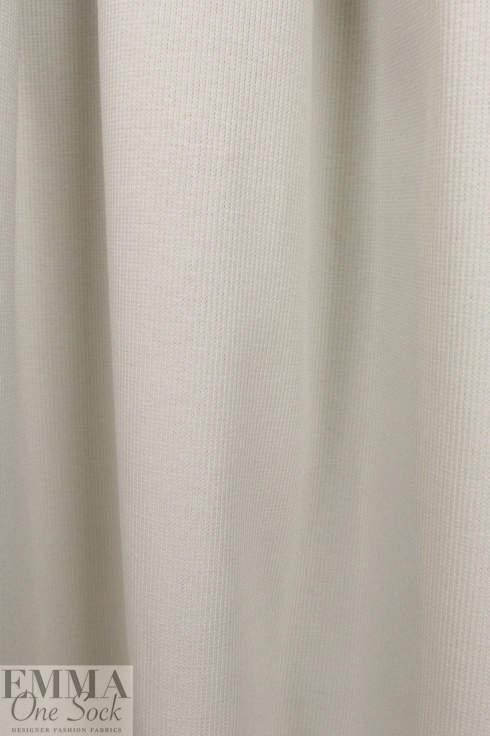 organic cotton GOTS 2x1 ribbed knit - mist .625 yds