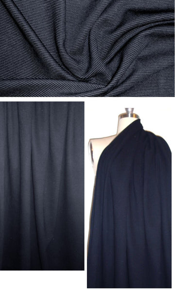 The0ry super soft ottoman knit - midnight 1.125 yds