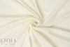 viscose/spandex 2x2 micro ribbed knit - creamy ivory 1.875 yd