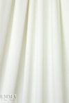 viscose/spandex 2x2 micro ribbed knit - creamy ivory 1.875 yd