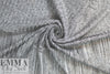 sequin-look streaky ribbed sweater knit - silver .875 yds