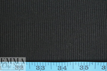 Marna R0 black cotton sweater ribbing
