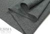 Marna R0 charcoal heather cotton sweater ribbing