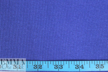 Marna R0 electic blue cotton sweater ribbing