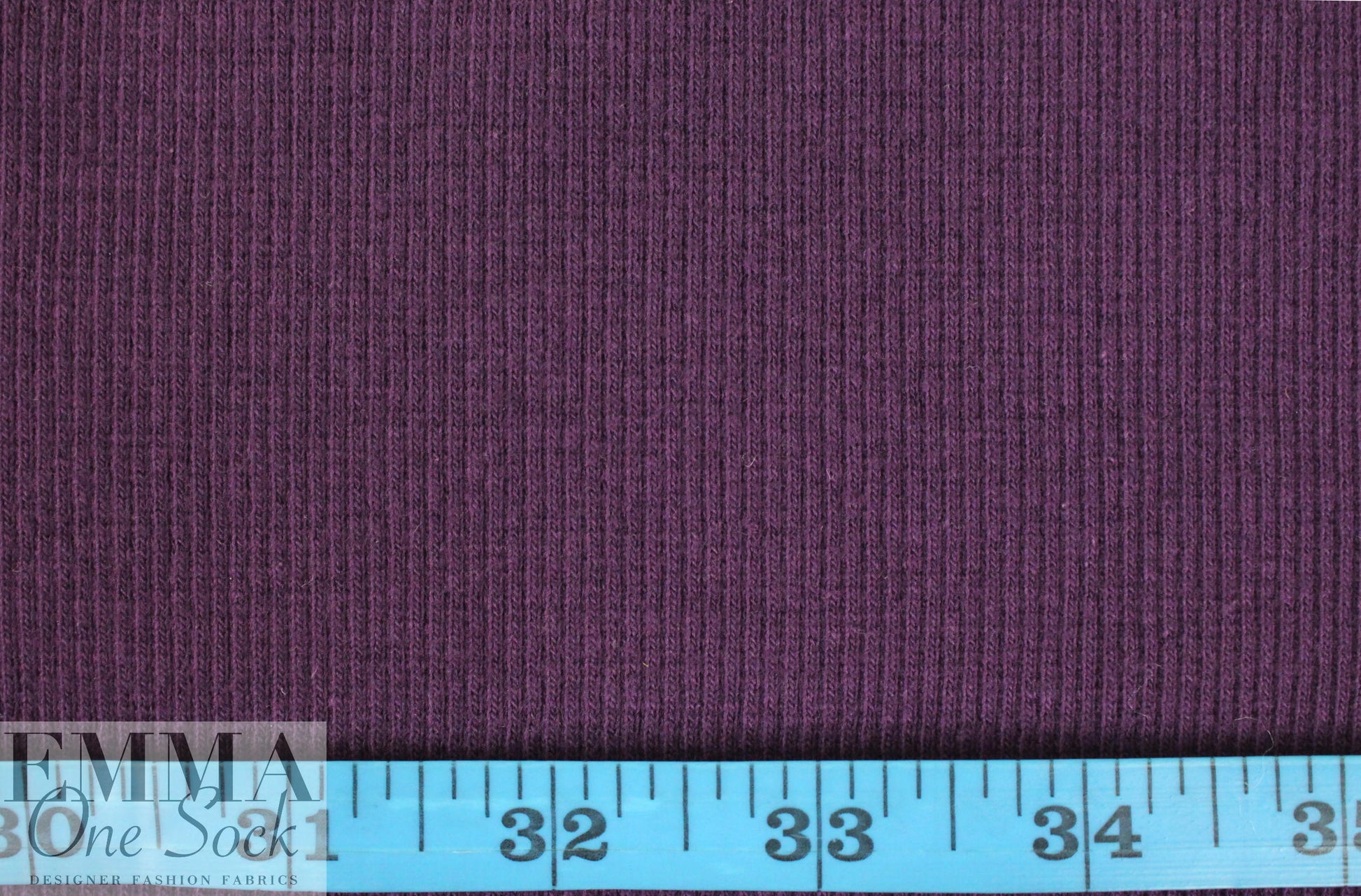 Marna R0 plum cotton sweater ribbing