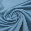 organic cotton fleece-backed sweatshirt knit - denim blue 1.125 yds