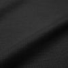 organic cotton rib knit - black .75 yds