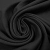 organic cotton rib knit - black .75 yds