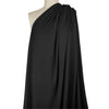 organic cotton rib knit - black .75 yds