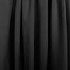 organic cotton rib knit - black .75 yds