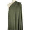 organic cotton rib knit - dusky green .5 yds
