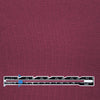 organic cotton rib knit - wine .5 yds