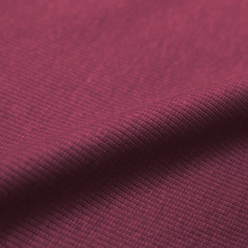 organic cotton rib knit - wine