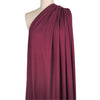 organic cotton rib knit - wine .5 yds