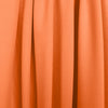organic cotton rib knit - kumquat .66 yds