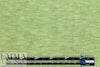 CA designer yarn dyed 1x1 rib stripe knit - neon lime/gray