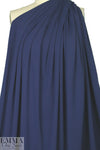 famous designer modal interlock rib knit - navy 1.5 yds