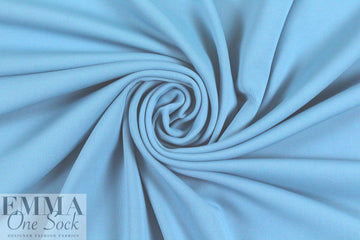 famous designer modal interlock rib knit - sky 3 yd