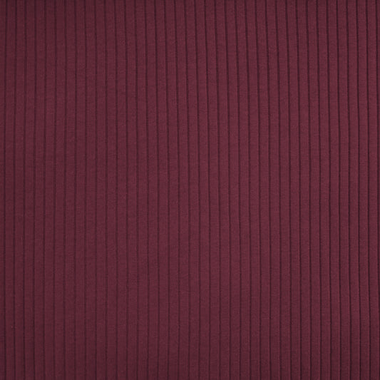 MTM organic cotton wide rib derby knit - wine