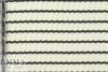 CA designer 6x2 rib stripe cotton knit - black/natural