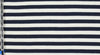 variable 3x2 rib stripe rayon/span knit - navy/white 1.5 yd