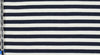 variable 3x2 rib stripe rayon/span knit - navy/white 1.66 yd