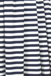 variable 3x2 rib stripe rayon/span knit - navy/white