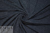 tweedy ribbed sweater knit - midnight 1.5 yds