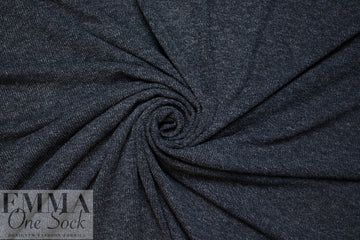 tweedy ribbed sweater knit - midnight 1.5 yds