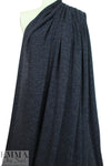 tweedy ribbed sweater knit - midnight