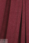 tweedy ribbed sweater knit - bordeaux .875 yds