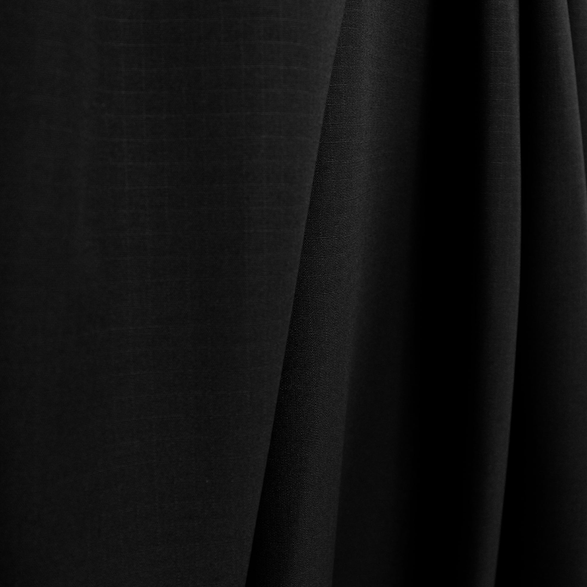 deadstock water resistant ripstop - black