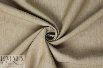 cross-dye medium weight linen - driftwood/tan .75 yds