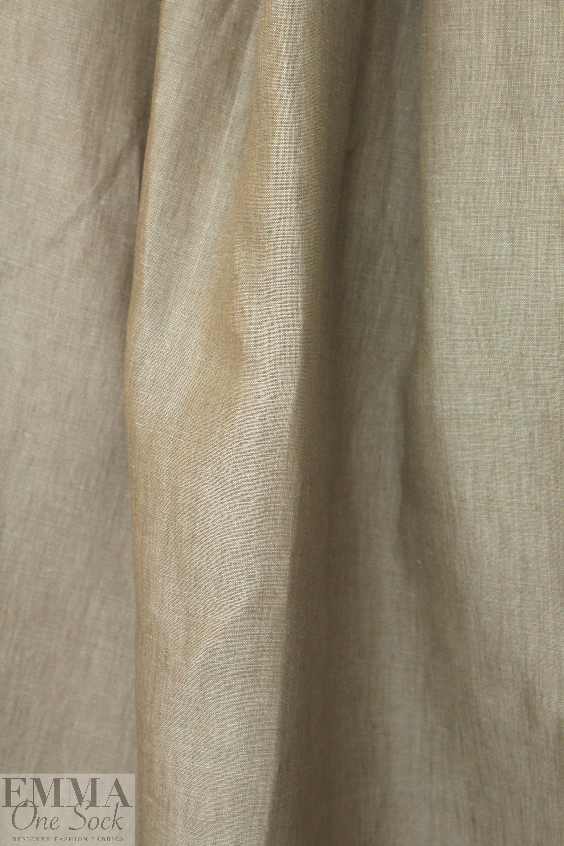cross-dye medium weight linen - driftwood/tan .75 yds