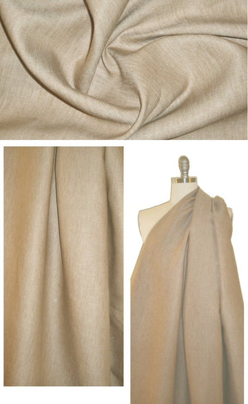 cross-dye medium weight linen - driftwood/tan 1.875 yd