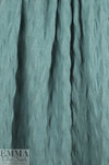 Italian rouche-textured cloque' knit - sea mist