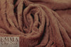 Italian rouche-textured cloque' knit - redwood 2.25 yd