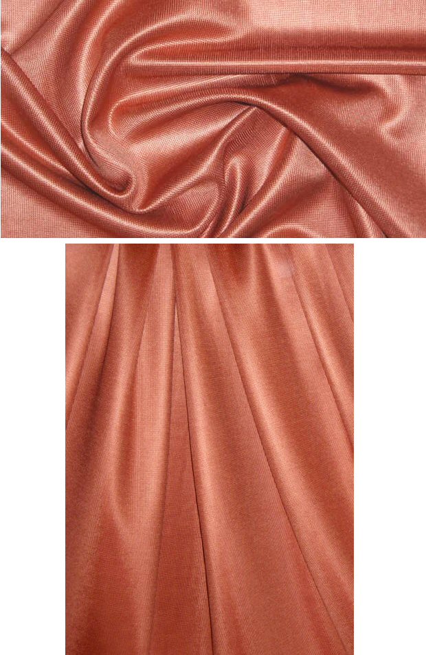 R. Rucci couture quality viscose knit - terracotta 1 yard