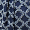 'ruffled lattice' all-cotton dimensional novelty denim, Oeko-Tex cert.