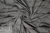 CA designer 2-ply novelty ruffle knit - gray/black 1.375 yd