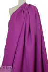 famous designer rustic weave dark orchid suiting
