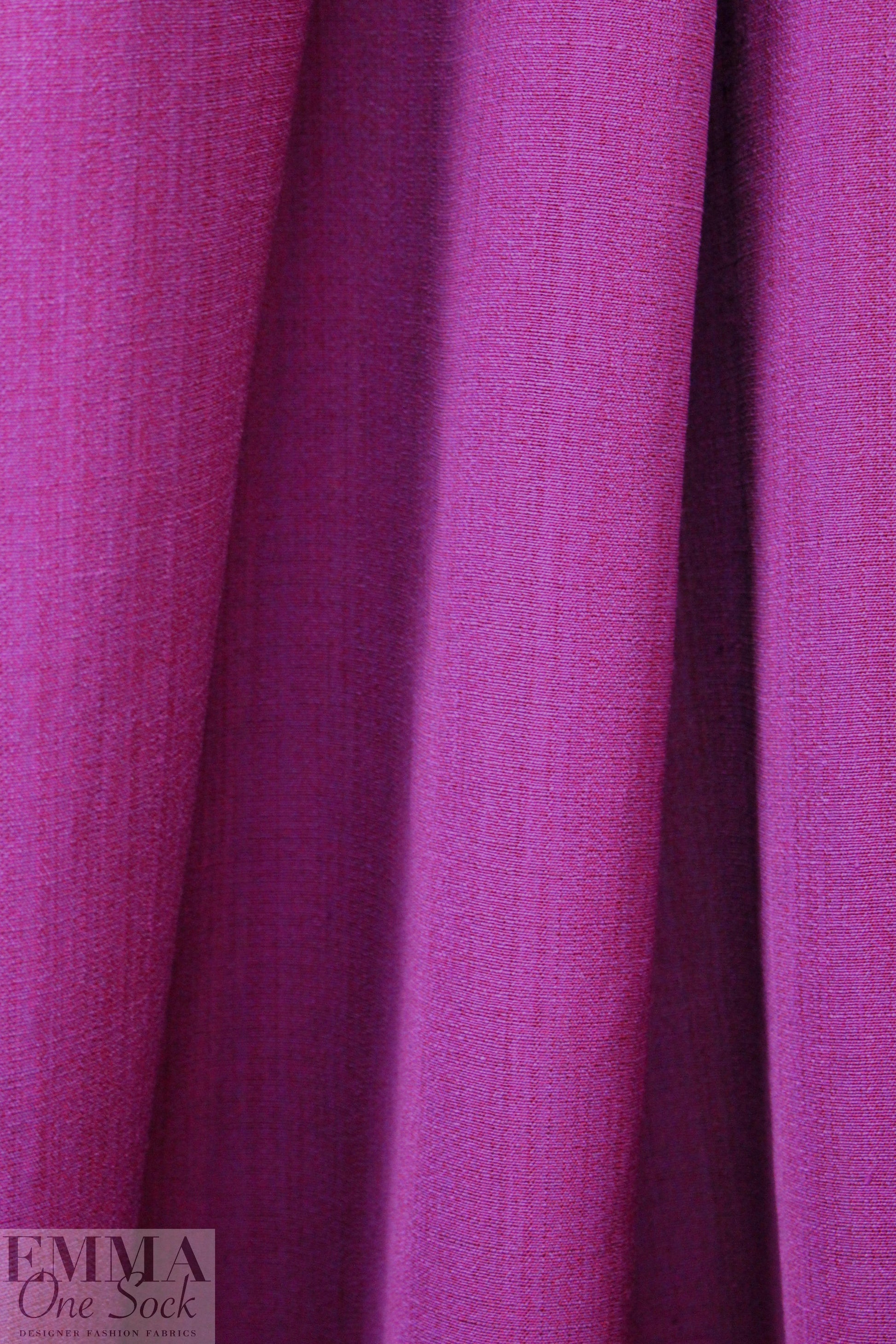 famous designer rustic weave dark orchid suiting